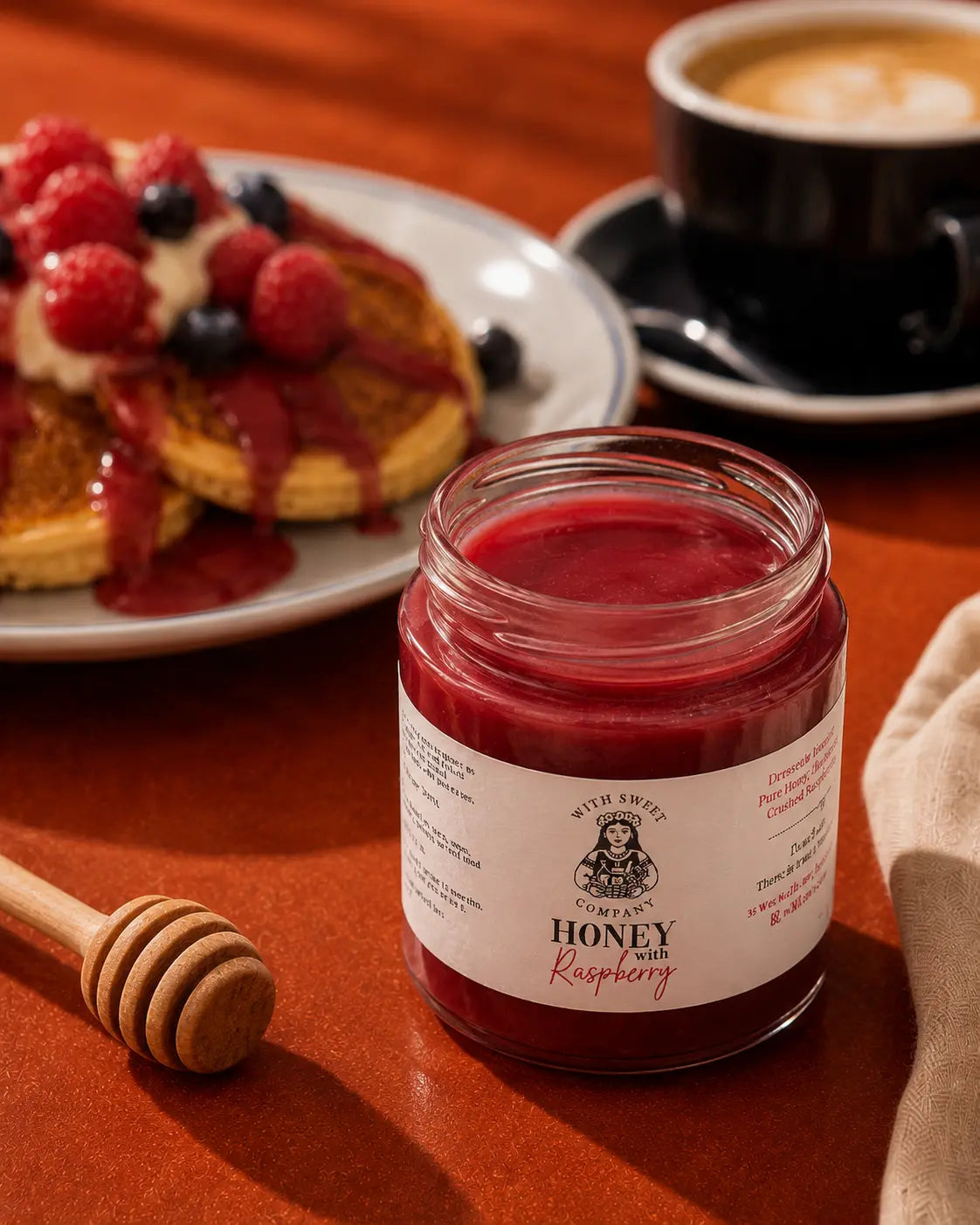 Honey with Raspberry